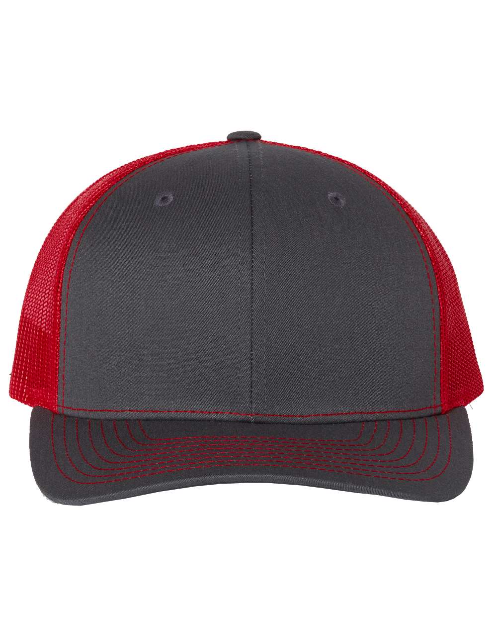 Richardson 112 Charcoal/ Red