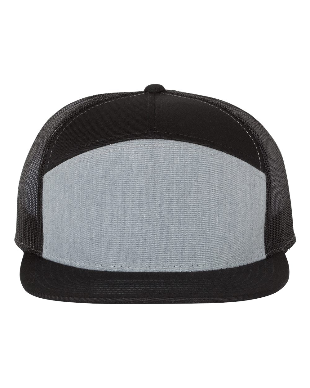 Richardson heather grey black flat bill