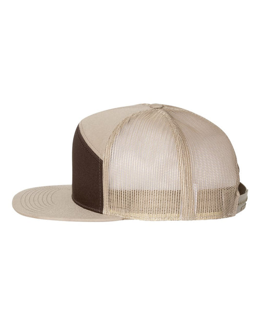 Richardson Brown/Khaki Flat Bill