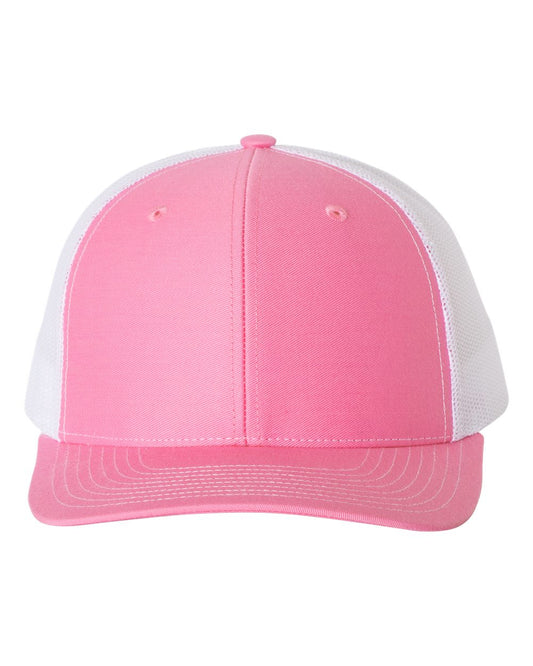 Richardson Snapback Hot Pink/White