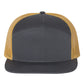 Flat Bill Snapback Richardson Charcoal / Old Gold