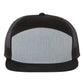 Richardson heather grey black flat bill
