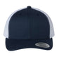 Snapback Yupoong Navy Blue / White