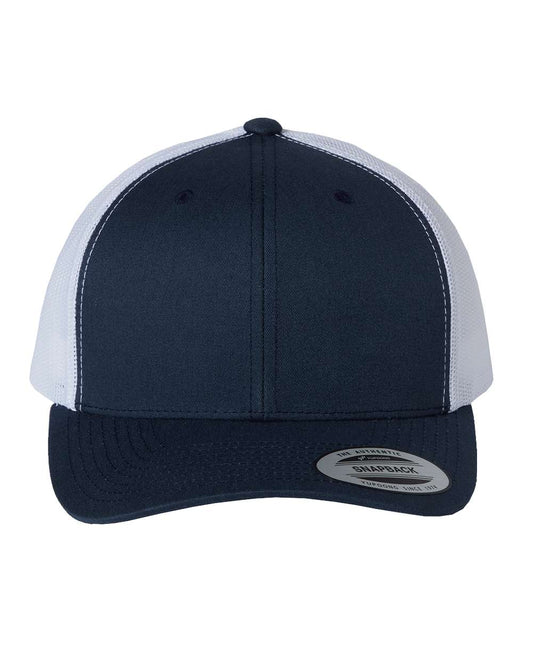 Snapback Yupoong Navy Blue / White