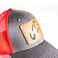 Grace Grizzly Leather Patch Hat
